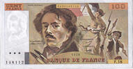 Frankreich 100 Francs Delacroix, F.18, SS+, Fayette:69.02C, KM:154a -