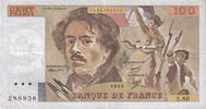 Frankreich 100 Francs Delacroix, S.60, SS, Fayette:69.06, KM:154b -