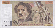 Frankreich 100 Francs Delacroix, S.106, S+, Fayette:69.10, KM:154b -