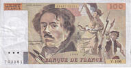 Frankreich 100 Francs Delacroix, V.106, S, Fayette:69.10, KM:154b -