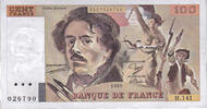 Frankreich 100 Francs Delacroix, H.141, UNZ-, Fayette:69.13b, KM:154d -