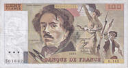 Frankreich 100 Francs Delacroix, G.145, SS, Fayette:69.13C, KM:154d -