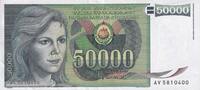 Jugoslawien 50,000 Dinara Geldschein, 1988-05-01, KM:96, SS -