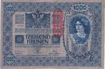 Österreich 1000 Kronen Undated (1919), old date 1902-02-01, KM:59, SS -
