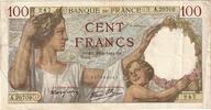 Frankreich 100 Francs Sully, A.20709, SS, Fayette:26.50, KM:94 -