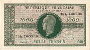 Frankreich 1000 Francs Marianne, 78A, UNZ, Fayette:VF 12.1, KM:107 -