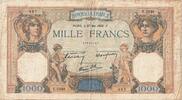 Frankreich 1000 Francs Cérès et Mercure, T.3348, S+, Fayette:38.16 -