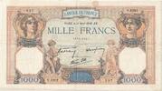 Frankreich 1000 Francs Cérès et Mercure, V.9262, SS+, Fayette:38.45 -