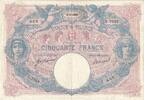 Frankreich 50 Francs 1916 Bleu et Rose, C.7018, SS+, Fayette:14.29, KM:6... 325,00 EUR  zzgl. 4,95 EUR Versand