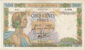 Frankreich 500 Francs La Paix, K.2969, SS, Fayette:32.17, KM:95b -
