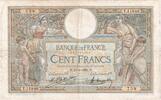 Frankreich 100 Francs Luc Olivier Merson, T.11848, S+, Fayette:24.3 -