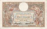 Frankreich 100 Francs Luc Olivier Merson, Z.42653, SS+, Fayette:24.13 -