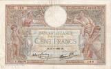Frankreich 100 Francs Luc Olivier Merson, F.62209, SS, Fayette:25.34 -