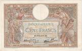 Frankreich 100 Francs Luc Olivier Merson, Y.64720, SS+, Fayette:25.43 -