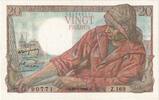 Frankreich 20 Francs Pêcheur, Z.169, UNZ, Fayette:13.12, KM:100c -