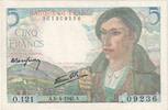 Frankreich 5 Francs Berger, O.121, VZ, Fayette:05.06, KM:98a -