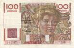 Frankreich 100 Francs Jeune Paysan, A.263, Y.256, SS, Fayette:28.19 -