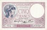 Frankreich 5 Francs Violet, T.67547, VZ, Fayette:04.17, KM:83 -