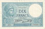 Frankreich 10 Francs Minerve, Y.65205, VZ, Fayette:6.16, KM:73d -