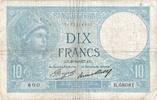 Frankreich 10 Francs Minerve, R.68081, SGE+, Fayette:06.18, KM:73e -