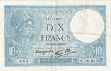 Frankreich 10 Francs Minerve, O.78187, SS, Fayette:07.18, KM:84 -