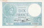 Frankreich 10 Francs Minerve, Y.84920, SS, Fayette:07.30, KM:84 -