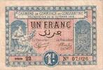 Algeria 1 Franc Chamber of Commerce, Constantine, Chambre de Commerce -