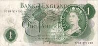 Großbritannien 1 Pound KM:374g, S+ -