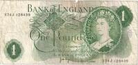 Großbritannien 1 Pound KM:374g, S -