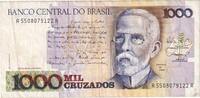 Brasilien 1000 Cruzados Undated (1988), KM:213b, SS -
