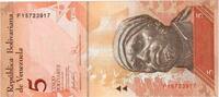 Venezuela 5 Bolivares 2007-05-24, UNZ- -
