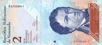 Venezuela 2 Bolivares 2012-01-31, UNZ -