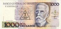 Brasilien 1 Cruzado Novo on 1000 Cruzados UNZ -