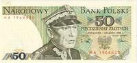 Polen 50 Zlotych 1988-12-01, UNZ -