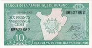 Burundi 10 Francs 2005-02-05, UNZ -
