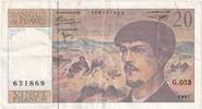 Frankreich 20 Francs Debussy, G.53, SS -