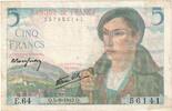 Frankreich 5 Francs Berger, 1943-08-05, E.64, S+ -