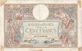 Frankreich 100 Francs Luc Olivier Merson, 1938-03-17, B.58321, SGE -