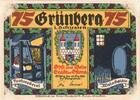 Deutschland 75 Pfennig Grünberg, 1921-12-31, SS -