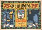 Deutschland 75 Pfennig Grünberg, 1921-12-31, VZ -