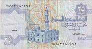 Ägypten 25 Piastres Geldschein, KM:57b, S -