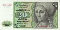 Bundesrepublik Deutschland 20 Deutsche Mark 1960-01-02, VZ -