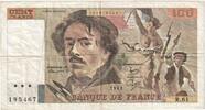Frankreich 100 Francs Delacroix, R.61, S+ -