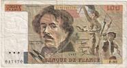 Frankreich 100 Francs Delacroix, F.90, S -
