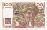 Frankreich 100 Francs Jeune Paysan, 1953-06-04, J.540, UNZ- -