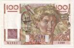 Frankreich 100 Francs Jeune Paysan, 1953-06-04, J.540, UNZ -