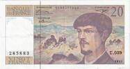 Frankreich 20 Francs Debussy, U.039, SS -