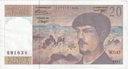 Frankreich 20 Francs Debussy, W.047, VZ -