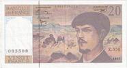 Frankreich 20 Francs Debussy, Z.056, VZ -