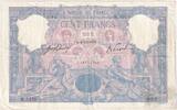 Frankreich 100 Francs Bleu et Rose, 1907-12-04, R.5070, SS -